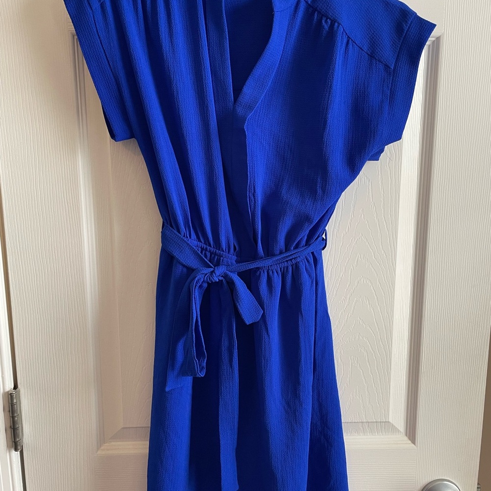 Monteau Elegant Blue Women's Dress